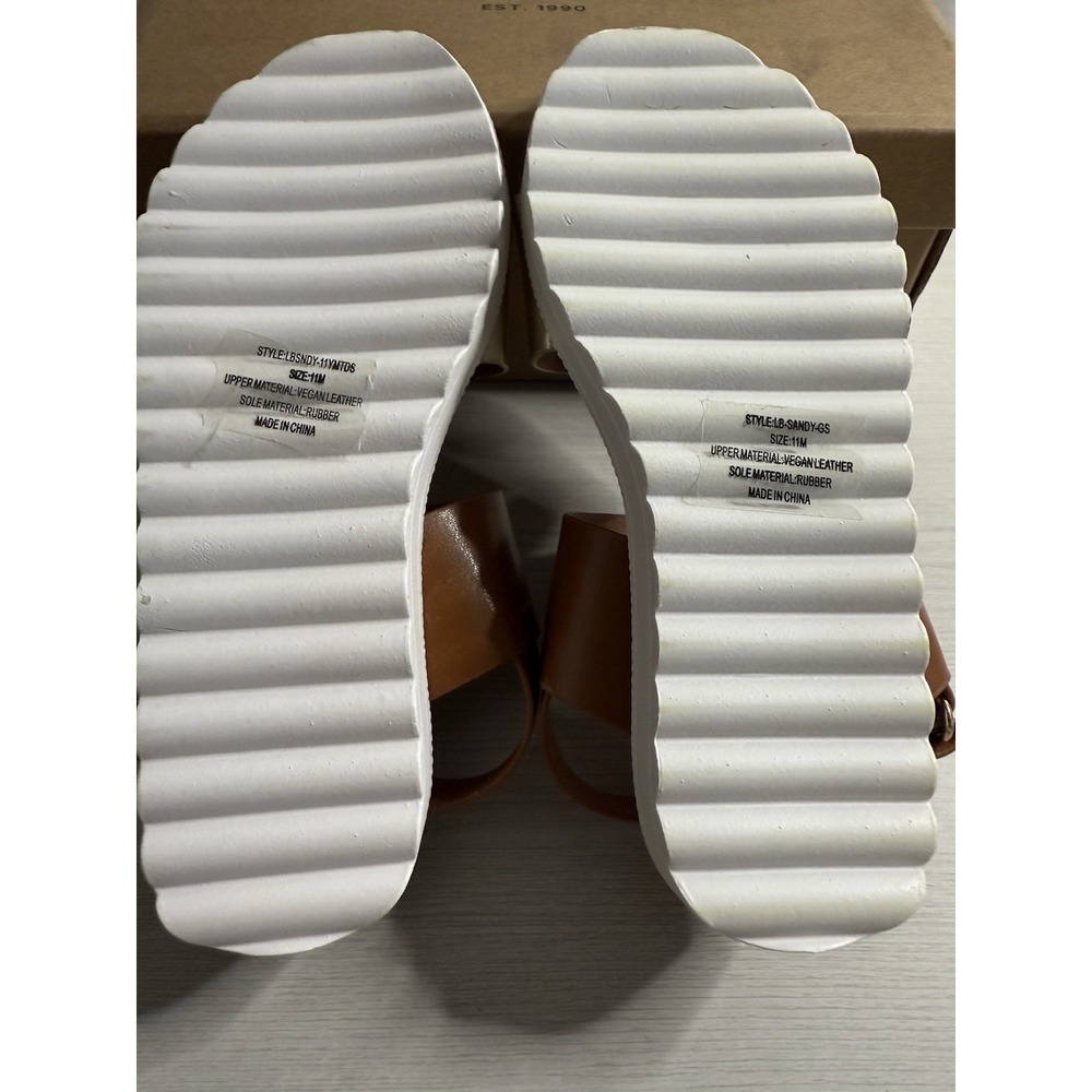 Lucky Brand Toddler Sandals Size 11M Metallic Brown New - Picture 7 of 13